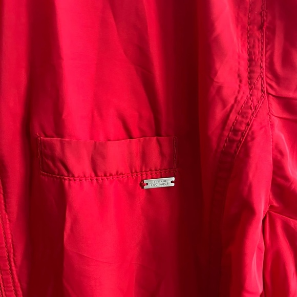 NWOT Armani Exchange Women's Red Utility Parka Jacket Size M Style 8NYK20 - Picture 7 of 14